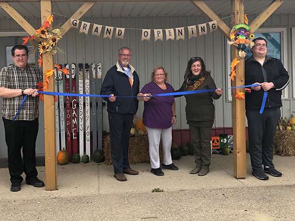 Grand opening of Porcupine Opportunities Program gift store and full service laundromat