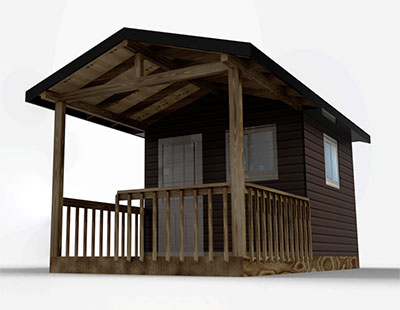 POP Cabin Front